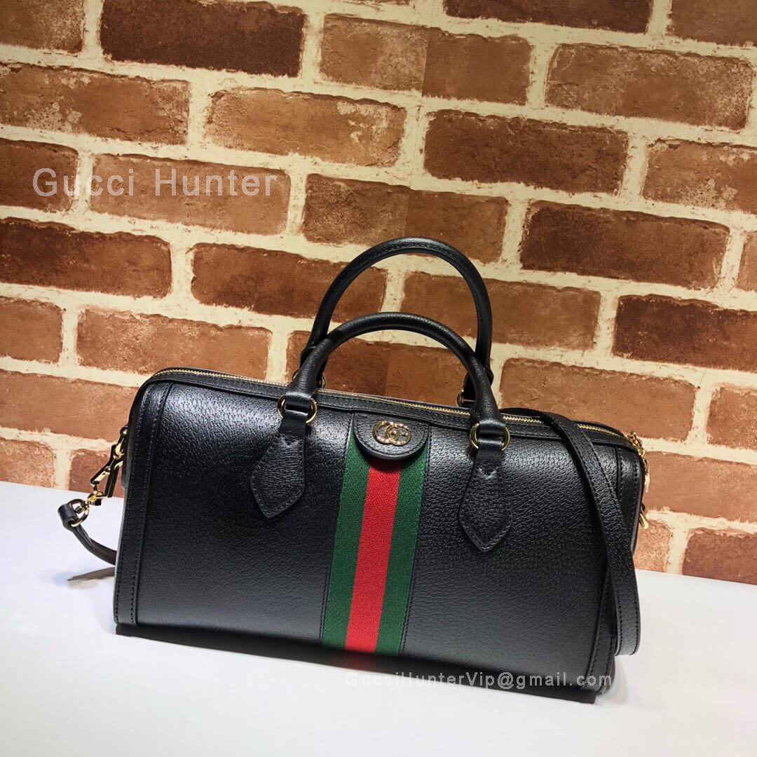 Gucci Ophidia Medium Top Handle Black Bag 524532